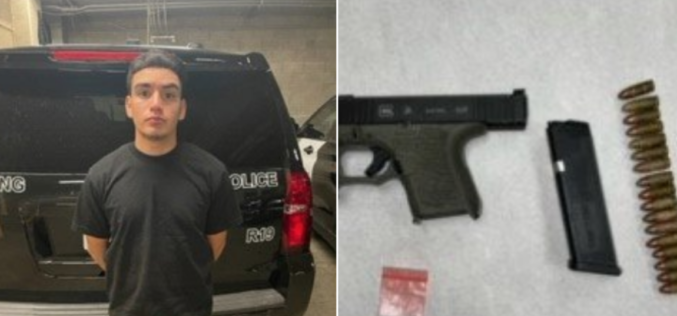 Man on probation with active warrant allegedly caught driving on suspended license