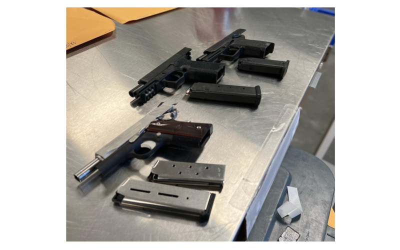 Gang member on parole reportedly found with unlawfully possessed guns