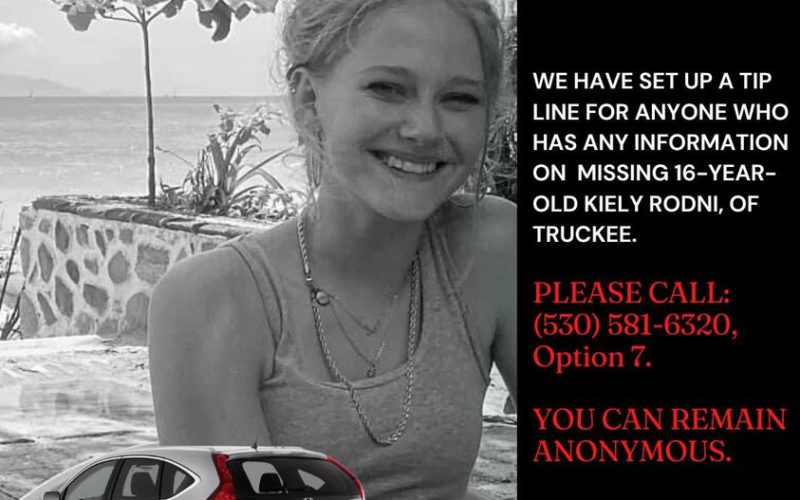 TIP LINE SET UP FOR INFORMATION LEADING TO 16-YEAR-OLD KIELY RODNI