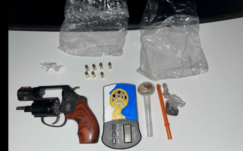 Convicted felon reportedly caught with heroin, firearm amid increased patrol