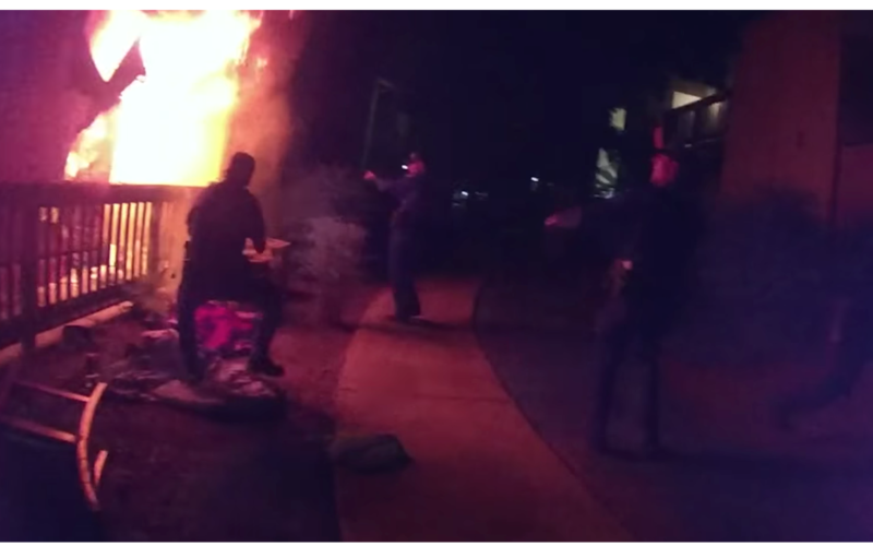 Sacramento man in custody after allegedly setting fire to room with himself and child inside