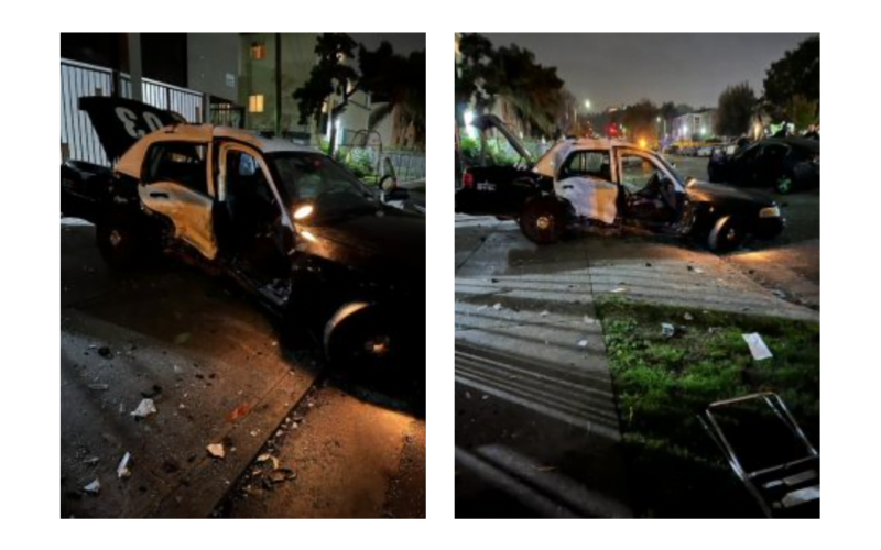 Police: Los Angeles Man Allegedly Drove on Wrong Side of Road, Hit Police Officers