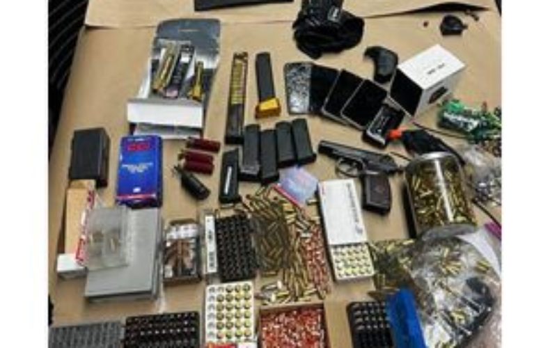 $500,000 Bond set for Weapons and Ammunition Arrest