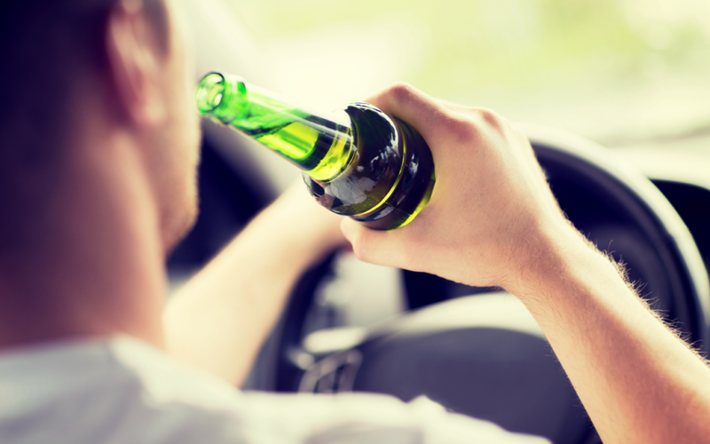 DUI arrest after Collision