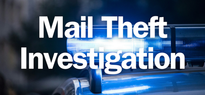 Two Arrested After Stolen Mail Allegedly Discovered During Traffic Stop in Fire Evacuation Area