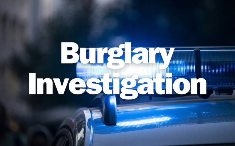 Two Arrested for Burglary