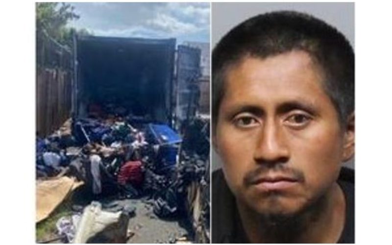 Transient Arrested for Fire that Destroyed $100,000 Worth of Youth Baseball Equipment