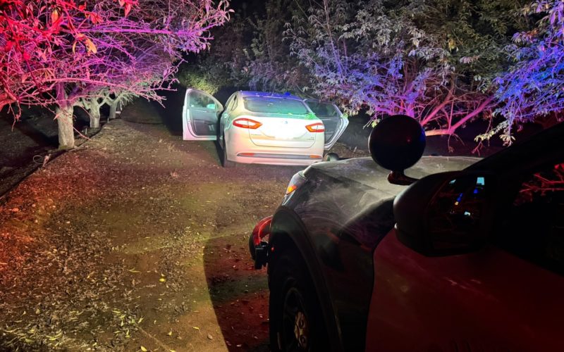 Madera County DUI Suspect Reportedly Crashed into Parked Car, Almond Tree