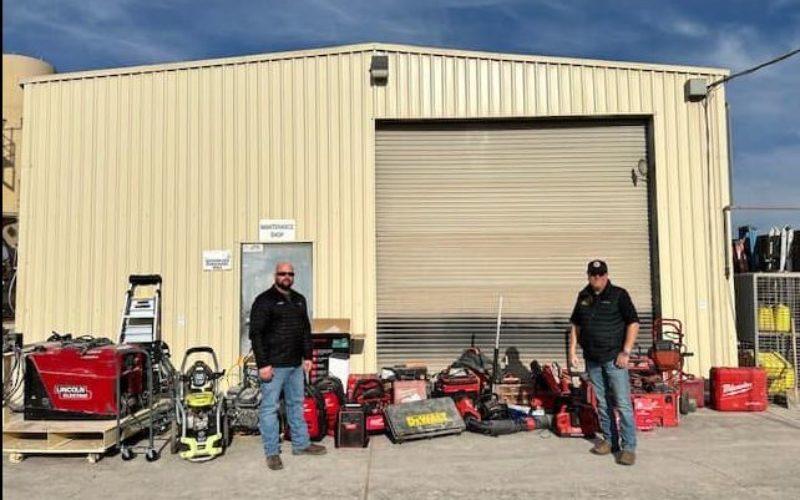 TCSO Detectives Recover Stolen Equipment Valued at Over $30,000, Arrest Three Suspects