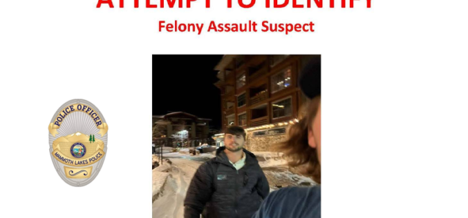 Mammoth Lakes Police Seek Public Assistance in Identifying Felony Assault Suspect