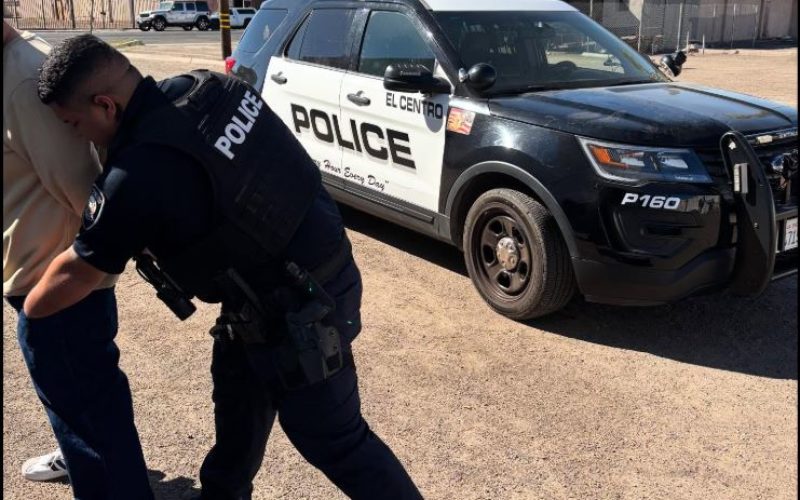 El Centro Police Arrest Suspect on Warrant, Seize Methamphetamine