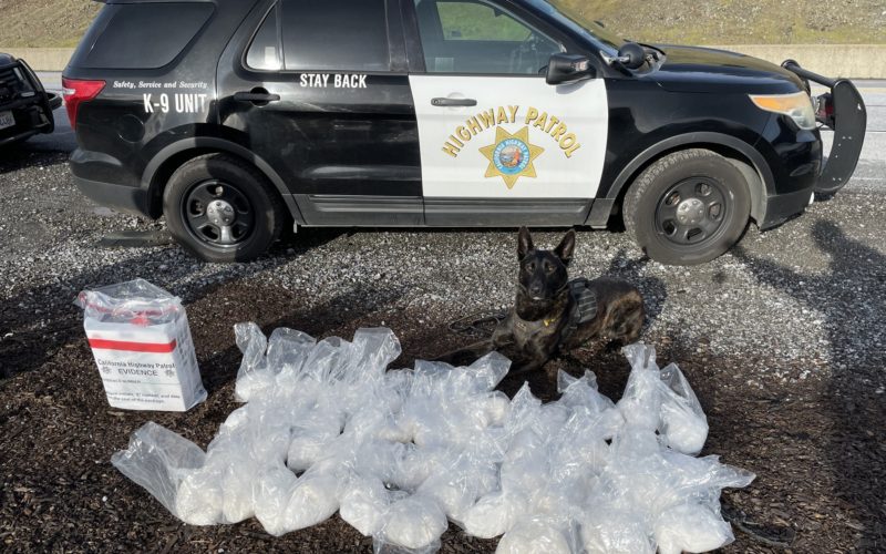K9 Unit Detects Major Drug Haul in Traffic Stop: 48 Pounds of Meth and 2 Pounds of Fentanyl Seized