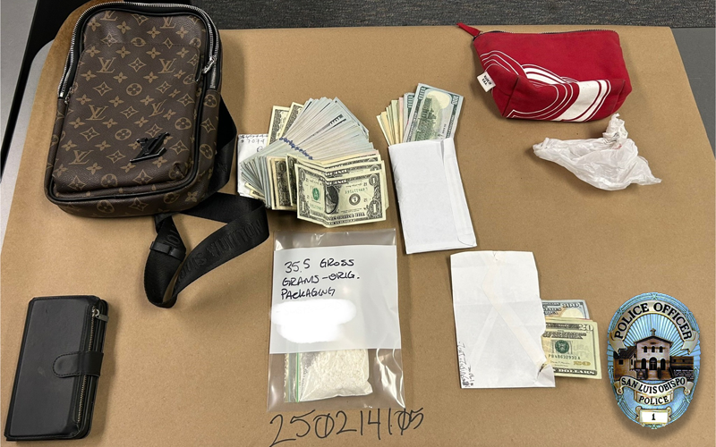 San Luis Obispo Police Arrest Man on Narcotics and Ammunition Charges Following Welfare Check