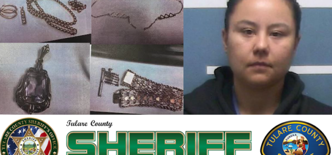 Caregiver Arrested for Allegedly Stealing $80,000 in Jewelry from Elderly Woman in Visalia