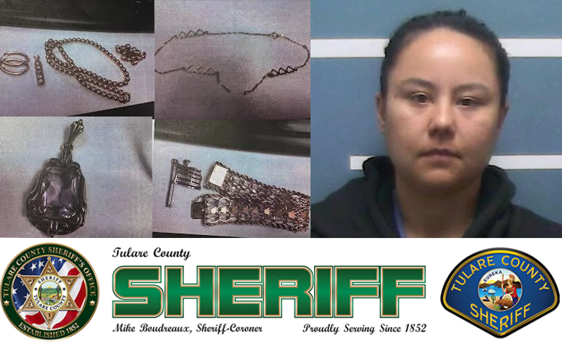 Caregiver Arrested for Allegedly Stealing $80,000 in Jewelry from Elderly Woman in Visalia