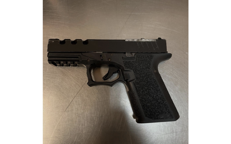 Man with Prior Felony Conviction Allegedly Caught with Ghost Gun, Arrested on Warrant