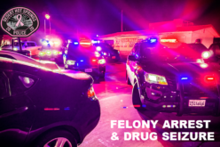 Officers Arrest Felon and Seize Drugs in Late-Night Traffic Stop