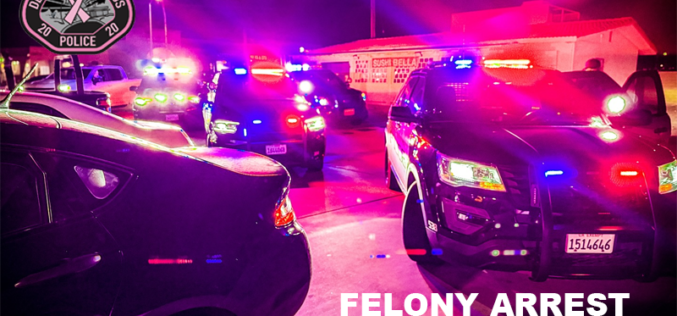 Officers Arrest Felon and Seize Drugs in Late-Night Traffic Stop