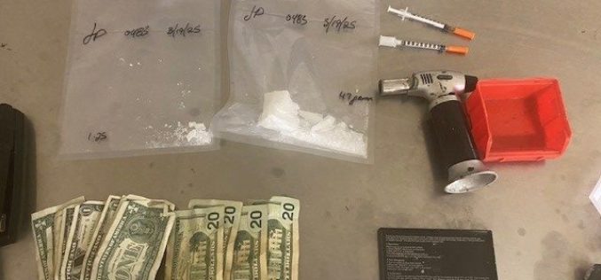 Parole Compliance Check Leads to Drug Bust and Child Endangerment Charges at Vista Hotel