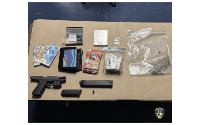 Traffic Stop on 5th & Dishong in Vallejo:  Drugs & Gun Reportedly Found