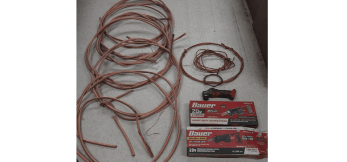 Humboldt County Man Arrested for Alleged Theft of Industrial Copper Wire