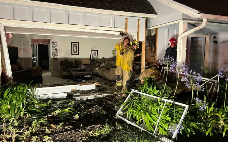 Car Slams into Goleta Home; DUI Arrest Made