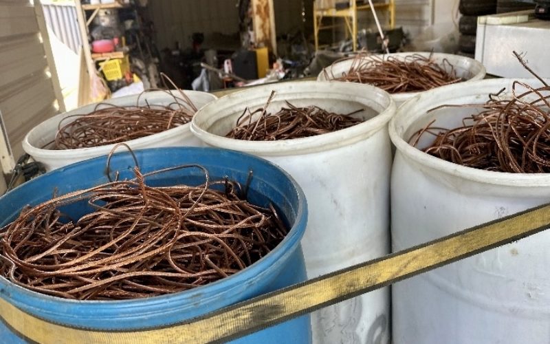 Illegal Recycling Center Discovered in Kern County; Stolen Copper Wire Seized, Three Arrested