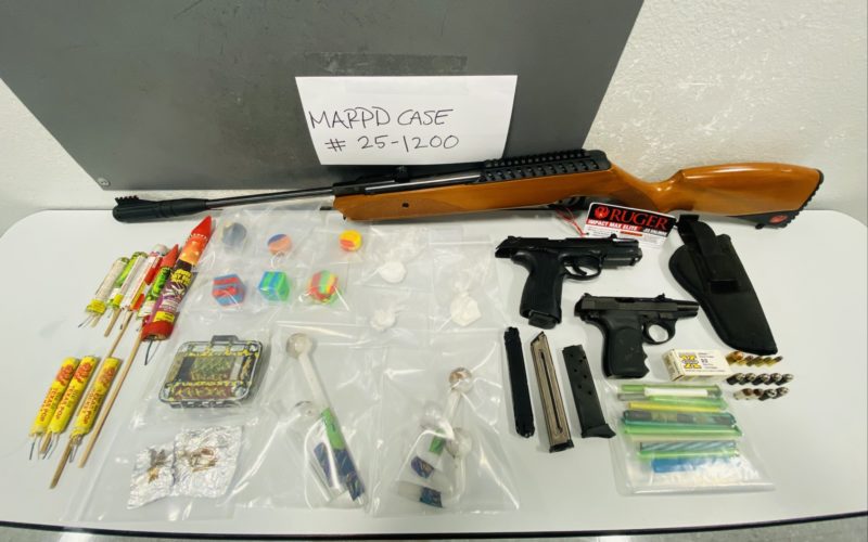 Two Big Sur Men Arrested in Marina with Drugs, Loaded Firearm, and Illegal Fireworks