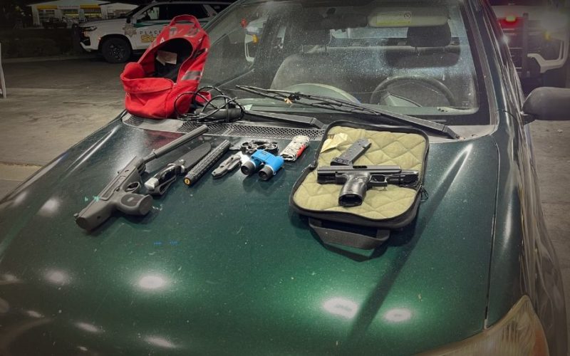Loaded Gun, Meth and Illegal Weapons Seized During Granite Bay Traffic Stop