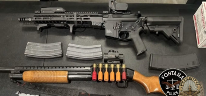 Fontana Police Seize Large Quantities of Drugs, Firearms, and Stolen Cargo in Recent Operations