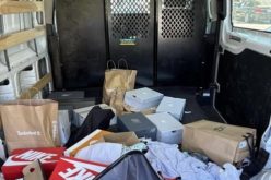 Woman Arrested with a Stolen Van and Boxes of Stolen Shoes