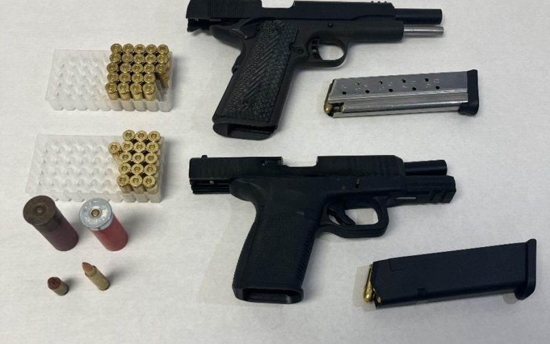 Domestic Violence Investigation Leads to Illegal Weapons Arrests