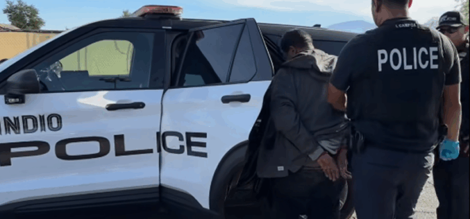 Indio Police Arrest Suspect in Ongoing Burglary and Vandalism Investigation