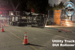 Utility Truck Driver Arrested for DUI After Flipping Vehicle in Collision with Construction Equipment